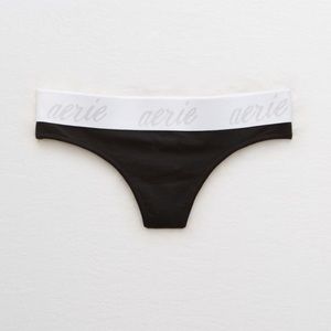 • NWOT Aerie Black Thong •
